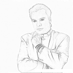 Dibujo para colorear Juangabriel Dibujo De Juan Gabriel Para Pintar Y Colorear Al Cantante Mexicano De No Me Vuelvo A Enamorar
