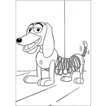 Dibujo para colorear Colorear perro salchica de toy story