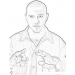 Dibujo para colorear Pitbull Cantante Dibujo Del Cantante Pitbull Para Pintar Y Colorear Al Cubano Armando Christian Perez De Maldito Alcohol