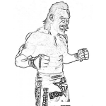 Dibujo para colorear Abongohumphrey Dibujo De Abongo Humphrey Peleador De Mma En Strikeforca Para Pintar Y Colorear A RonHumphrey