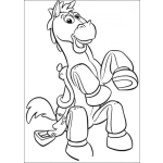 Dibujo para colorear Caballo de Woody para colorear