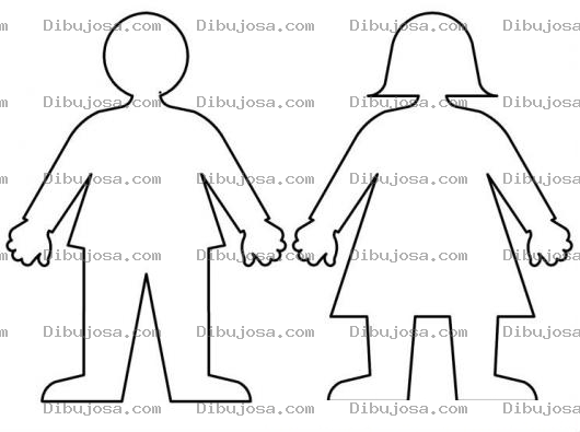 Dibujo para colorear Recortar Papas Dibujo De Figuras Recortables De Papa Y Mama Para Imprimir Recortar Y Colorear