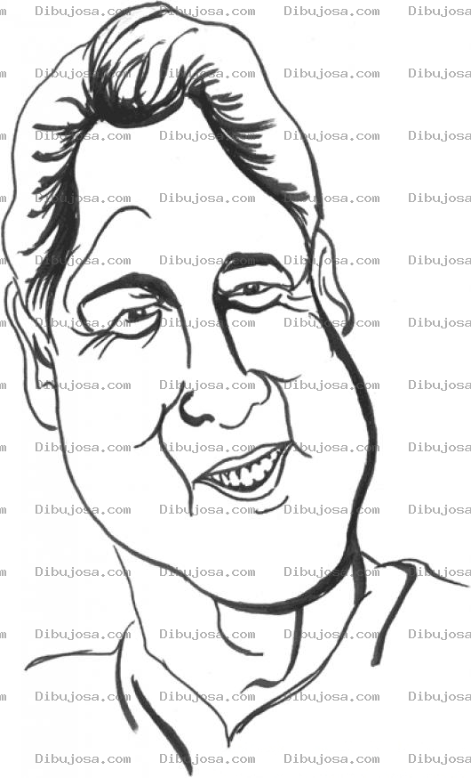 Dibujo para colorear Billclinton Dibujo De Bill Clinton Expresidente De Usa Para Pintar Y Colorear