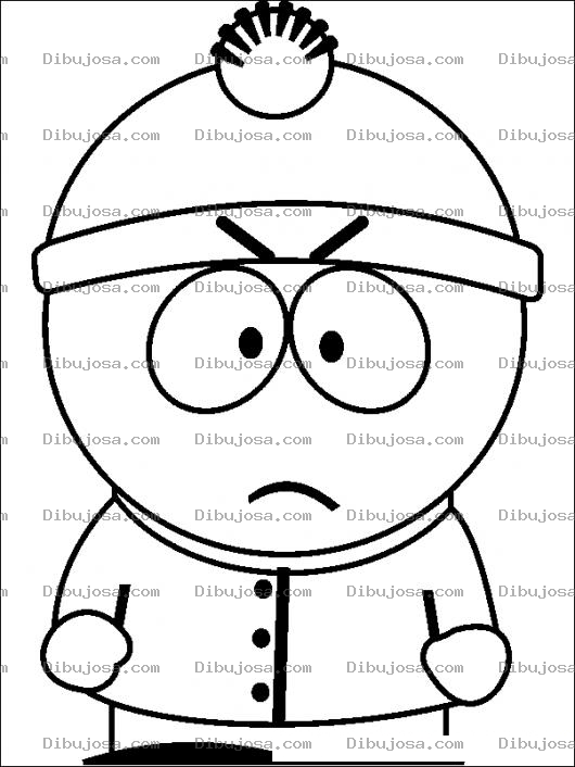 Dibujo para colorear Gordocartman Dibujo Del Gordito Cartman De Southpark Para Pintar Y Colorear A Cartmancartman De South Park