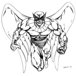 Dibujo para colorear Dibujo De Birdman Para Pintar Y Colorear Birdmanbirdman