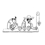 Dibujo para colorear Fabrica Mexicana Dibujo De Mexicanos Trabajando En Una Linea De Produccion De Fabrica En Mexico Para Colorear