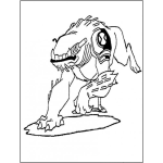 Dibujo para colorear Colorear Perro de Ben 10