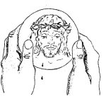 Dibujo para colorear Moneda De Jesus Para Pintar Y Colorear