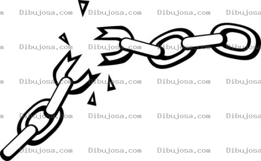 Dibujo para colorear Emancipacion Dibujo De Cadenas De Esclavitud Rotas Para Pintar Y Colorear