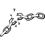 Dibujo para colorear Emancipacion Dibujo De Cadenas De Esclavitud Rotas Para Pintar Y Colorear
