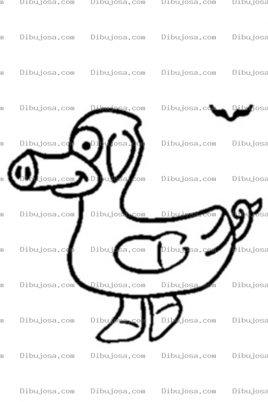 Dibujo para colorear Cerdopato Dibujo De Marrano Con Cuerpo De Pato Para Pintar Y Colorear Cochepato Marranopato Chanchopato Puercopato Pigduck Duckpig