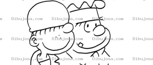 Dibujo para colorear Beetlebailey Dibujo De El Recluta Beetle Bailey Para Pintar Y Colorear