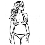 Dibujo para colorear Kimzolciak Dibujo De La Modelo Kim Zolciak Para Pintar Y Colorear A Kim Solziak Zolciakzolciak