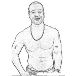 Dibujo para colorear IsaiahMustafa Model De Oldspice Dibujo De Isaiah Mustafa El Negrito Del Anuncio De Old Spice Para Pintar Y Colorear