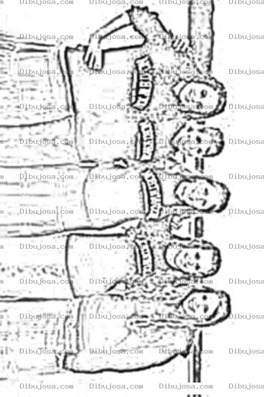 Dibujo para colorear Chicas Duggar Dibujo De Las Hermanas Duggars Para Pintar Y Colorear A Las Duggargirls