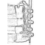Dibujo para colorear Chicas Duggar Dibujo De Las Hermanas Duggars Para Pintar Y Colorear A Las Duggargirls
