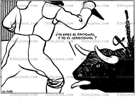 Dibujo para colorear Dibujo De Torero Con Toro Para Pintar Y Colorear