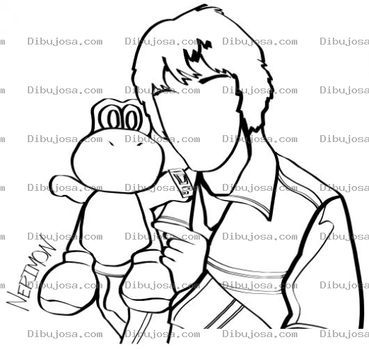 Dibujo para colorear Dibujo De Rana Ventriloco Para Pintar Y Colorear