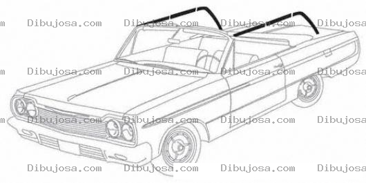 Dibujo para colorear Impala Dibujo De Chevy Impala Para Pintar Y Colorear Chrvroletimpala Convertible