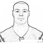 Dibujo para colorear Vincent Jackson Dibujo De Vincentjackson Jugador La NFL Para Pintar Y Colorear A Vicente Jackson