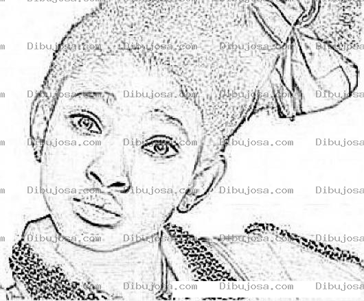 Dibujo para colorear Willow Smith Dibujo De La Hija De Will Smith Para Pintar Y Colorear A Willowsmith Hija De Willsmith