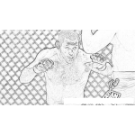 Dibujo para colorear Dan Henderson Dibujo De Danhenderson Peleador De Mma En Strikeforce Para Pintar Y Colorear A Daniel Jeffery Henderson