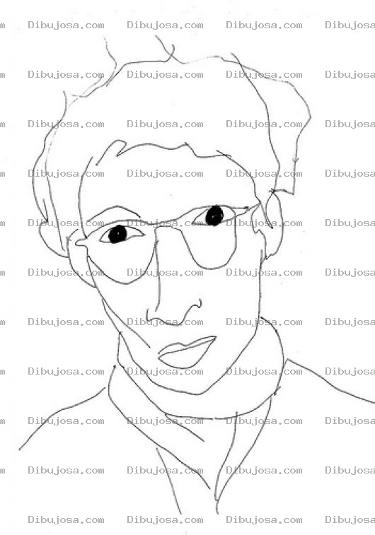 Dibujo para colorear Dibujo De Muchacho Nerd Con Lenter Para Pintar Y Colorear A Un Nerdo