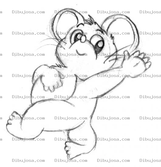 Dibujo para colorear Raton Panzon Dibujo De Ratoncito Gordito Para Pintar Y Colorear Ratonpanson