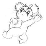 Dibujo para colorear Raton Panzon Dibujo De Ratoncito Gordito Para Pintar Y Colorear Ratonpanson