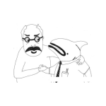 Dibujo para colorear Amigo Tiburon Dibujo Del Saludo De Un Tiburon Para Pintar Y Colorear