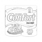 Dibujo para colorear Confort Papel Higienico Chileno Para Pintar Y Colorear