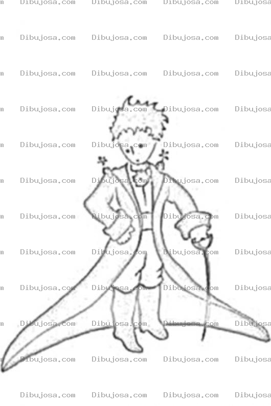 Dibujo para colorear El Pincipito Para Pintar Y Colorear Dibujo De Elprincipito