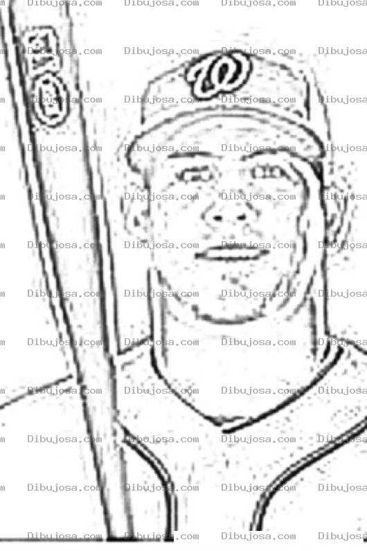 Dibujo para colorear Wilson Ramos Secuestrado Y Liberado Beisbolista Venezolano Para Colorear