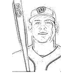 Dibujo para colorear Wilson Ramos Secuestrado Y Liberado Beisbolista Venezolano Para Colorear