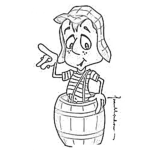 Dibujo para colorear Dibujo Del Chavo Del 8 Para Pintar Y Colorear Al Chavito Del Ocho Chavodel8