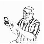 Dibujo para colorear Colorear a un hombre con camisa polo
