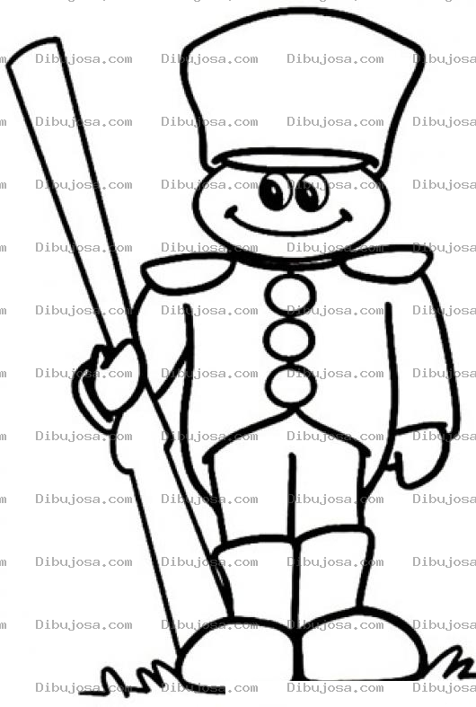 Dibujo para colorear Dibujo De Soldado Con Escopeta Para Pintar Y Colorear