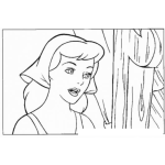 Dibujo para colorear Dibujo De La Cara De Cenicienta Para Pintar Y Colorear A La Princesa Cindirela Cinderella