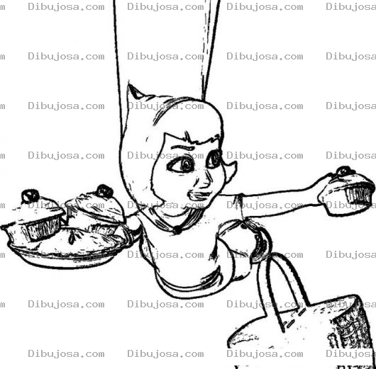 Dibujo para colorear Dibujo De Caperusita Roja Del Cine Para Pintar Y Colorear A Buza Caperuza