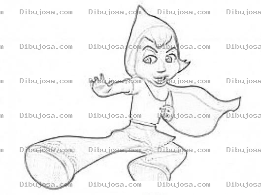 Dibujo para colorear Hoodwinled Dibujo De Buzacaperuza 2 Para Pintar Y Colorear A Caperucita Roja Karateca