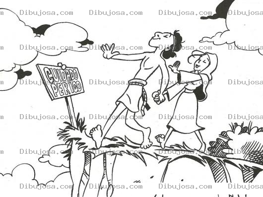 Dibujo para colorear En Tierra De Ciegos El Tuerto Es Rey Dibujo De Un Ciego Guiando A Otra Ciega Para Pintar Y Colorear Al Tuertorey En Tierradeciegos