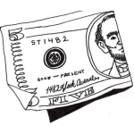 Dibujo para colorear 5 Dolares Billete De Cinco Dolares Americanos Para Pintar Y Colorear 5dolares