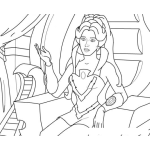 Dibujo para colorear Dibujo De Cataspella La Novia De Heman Para Pintar Y Colorear