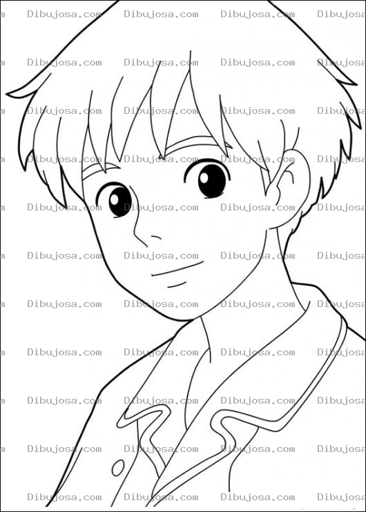 Dibujo para colorear Dibujo De Chico Guapito Para Pintar Y Colorear