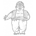 Dibujo para colorear Mister Popo Para Pintar Y Colorear Dibujo Del Senor Popo