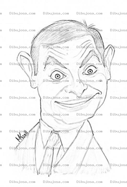Dibujo para colorear Mister Bean Coloring Page Para Pintar Y Colorear A Misterbean Mrbeen Mister Bin