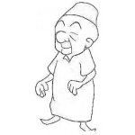 Dibujo para colorear Dibujo De Mister Magoo En Pijama Para Pintar Y Colorear A Mistermagu
