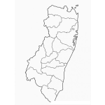 Dibujo para colorear Colorear mapa de el Salvador