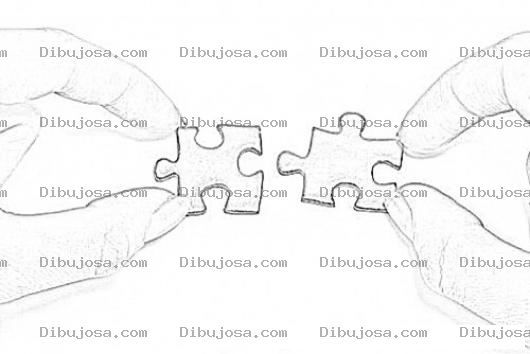 Dibujo para colorear Piezas De Rompecabezas Para Pintar Y Colorear
