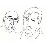 Dibujo para colorear Dibujo De Dos Jefes Para Pintar Y Colorear A Los Gerentes De Una Empresa